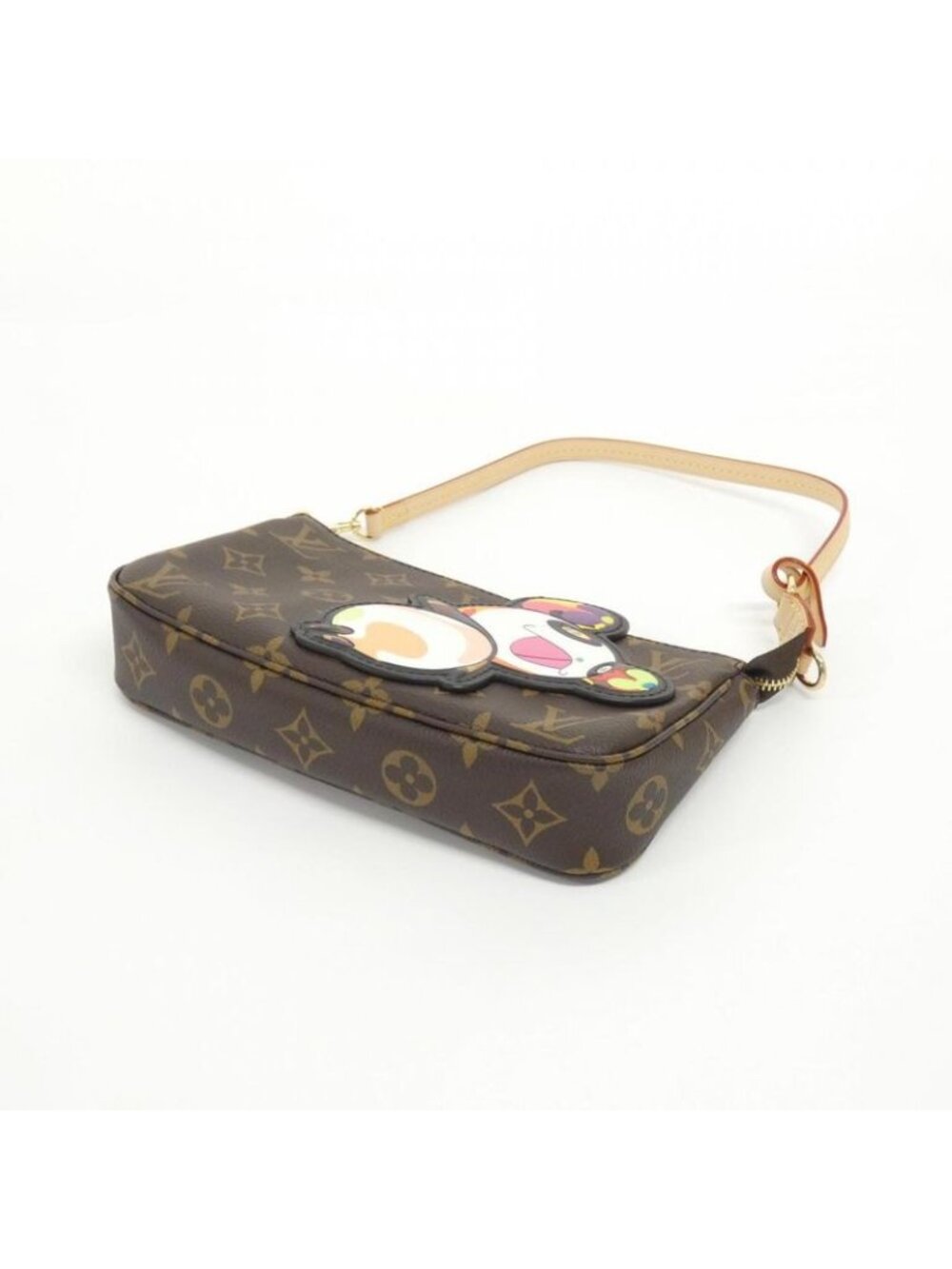 Louis Vuitton Monogram Pochette Pouch Brown Marron - Picture 3 of 6